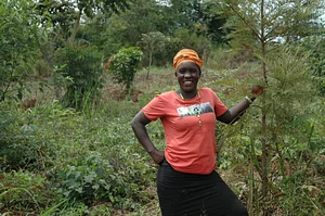 Farmers grow trees around their lands for demarcation, climate change mitigation and biodiversity conservation