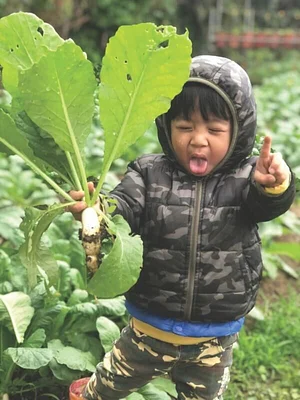 Ba Sian Sustainable Farm welcomes kids of all age to experience farming in the city