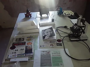 Taller de microscopia de suelo DIY