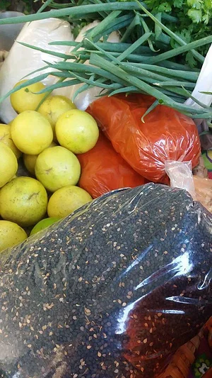 produtos da feira